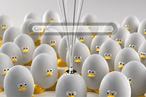 Chicken egg and whisk