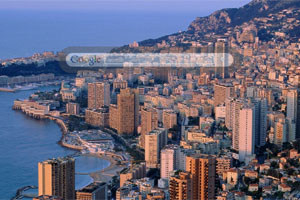 Twilight over Monte Carlo Monaco