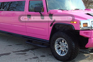 Pink Stretch Hummer