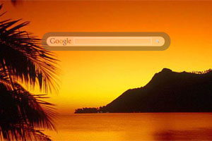 Lovely view of a sunset