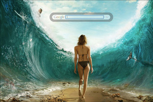 Girl Causing Waves!