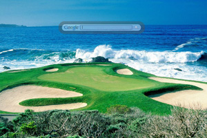 Golf Course by the Ocean